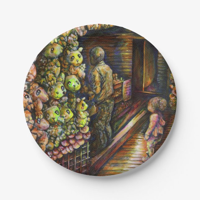 North of the Circus Paper Plates (Front)