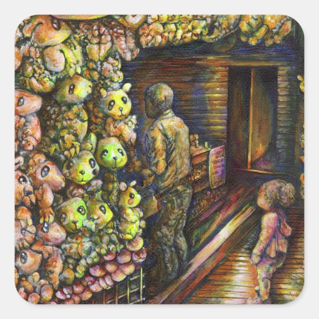 North of the Circus Square Sticker (Front)