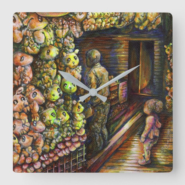 North of the Circus Square Wall Clock (Front)