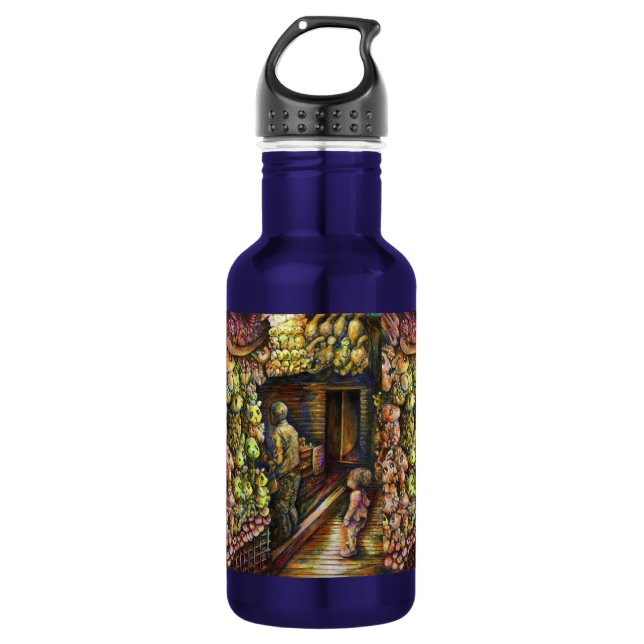 North of the Circus Stainless Steel Water Bottle (Front)