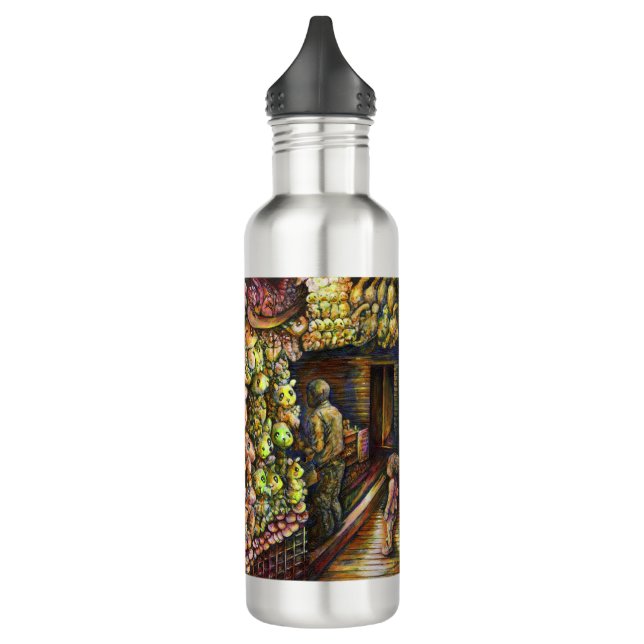 North of the Circus Stainless Steel Water Bottle (Left)