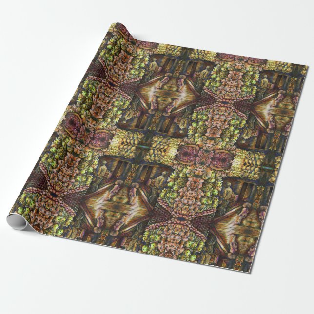 North of the Circus Wrapping Paper (Unrolled)