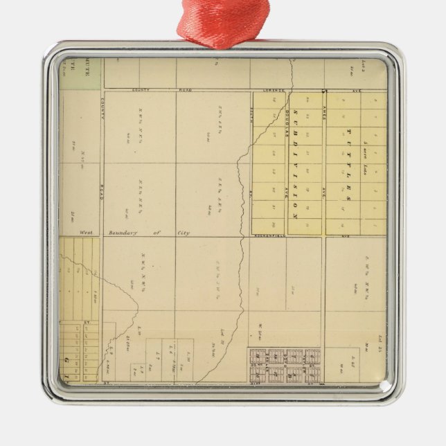 North Omaha, Nebraska Metal Ornament (Front)