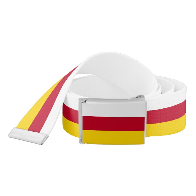 North Ossetia Flag Belt (Snake)