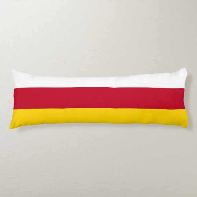 North Ossetia Flag Body Pillow (Front)