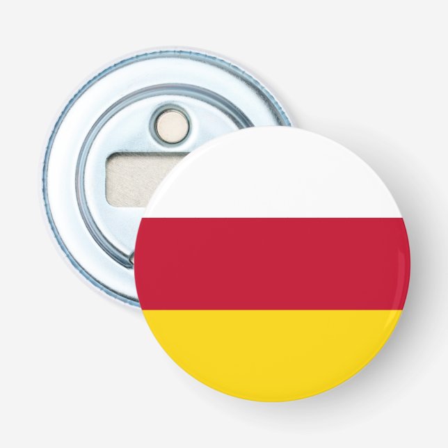 North Ossetia Flag Bottle Opener (Front)