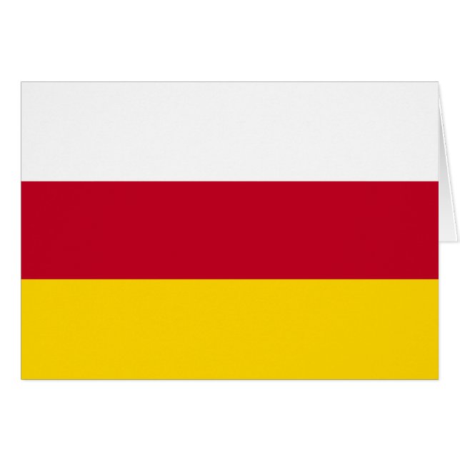 North Ossetia Flag Cards (Front Horizontal)