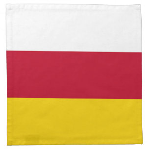 North Ossetia Flag Cloth Napkin