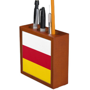 North Ossetia Flag Desk Organizer