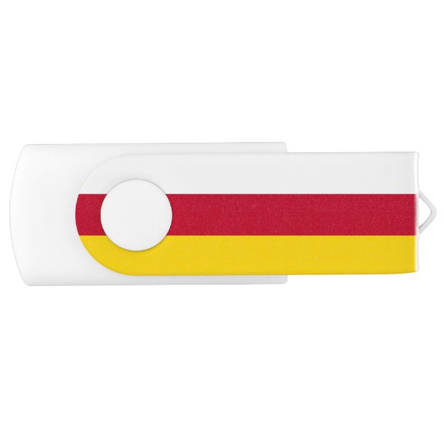 North Ossetia Flag Flash Drive (Front)