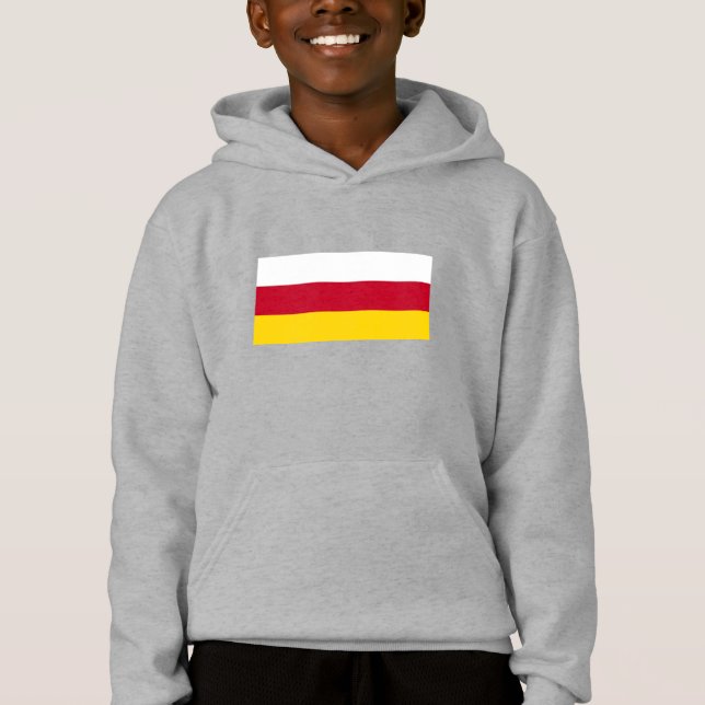 North Ossetia Flag Hoodie (Front)
