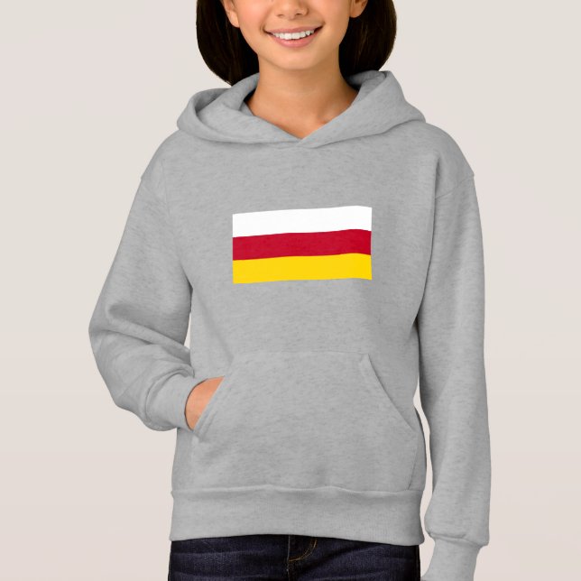 North Ossetia Flag Hoodie (Front)