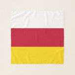 North Ossetia Flag Scarf<br><div class="desc">Patriotic flag of North Ossetia Alania.</div>