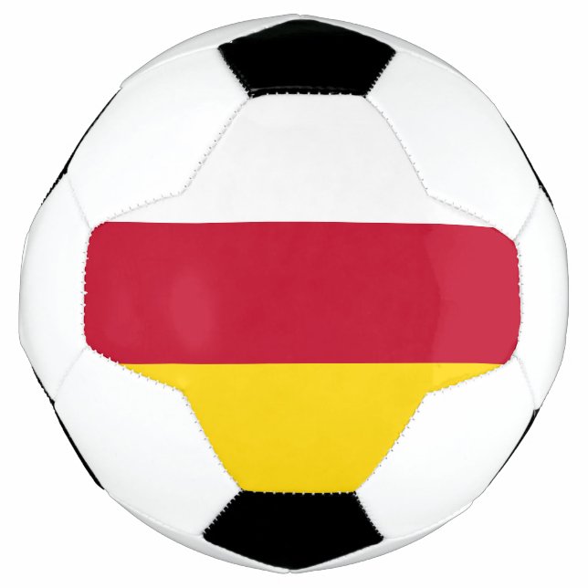 North Ossetia Flag Soccer Ball (Front)