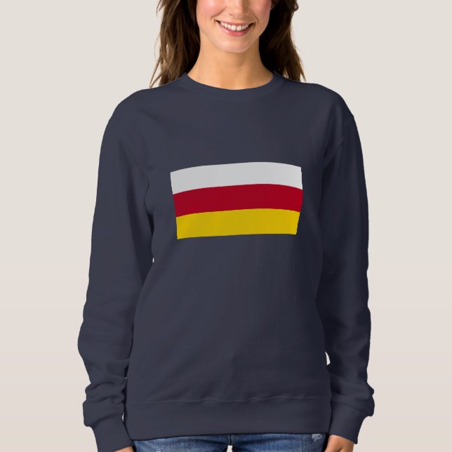 North Ossetia Flag Sweatshirt (Front)