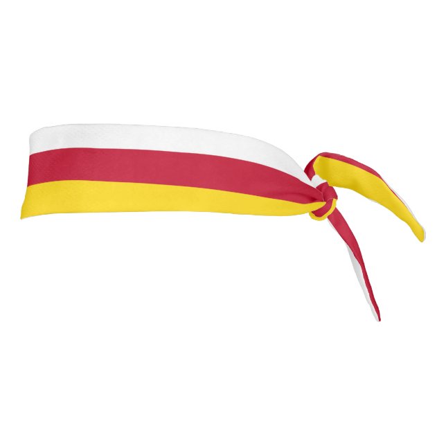 North Ossetia Flag Tie Headband (Rotate 90)