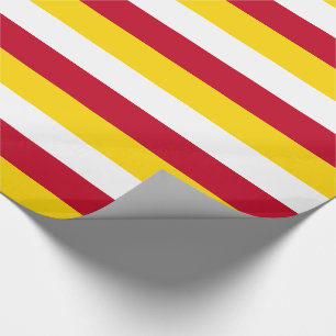 North Ossetia Flag Wrapping Paper
