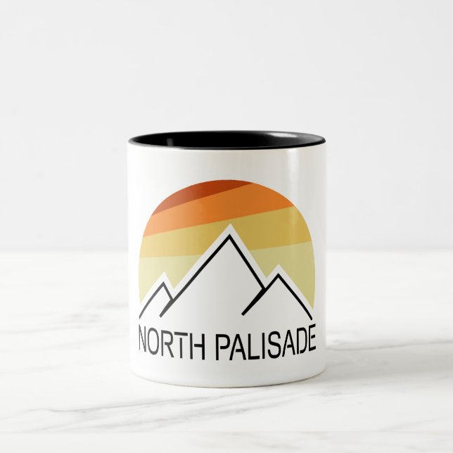 North Palisade California Retro Two-Tone Coffee Mug (Center)