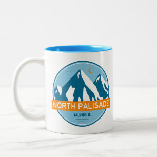 North Palisade California Stars Moon Two-Tone Coffee Mug