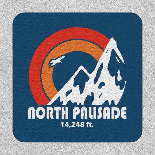 North Palisade California Sun Eagle Patch (Front)