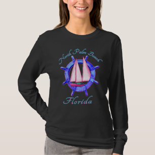 North Palm Beach Florida Sailboat Sailing Vacation T-Shirt