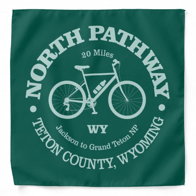 North Pathway (cycling) Bandana (Front)