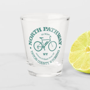 North Pathway (cycling) Shot Glass