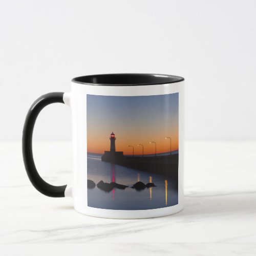 North pier Lighthouse in Duluth Minnesota Mug