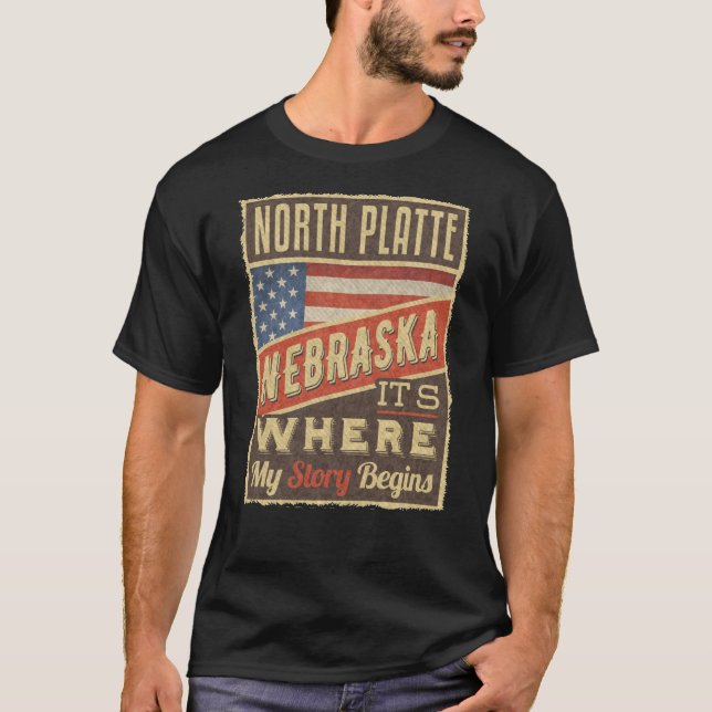 North Platte Nebraska T-Shirt (Front)