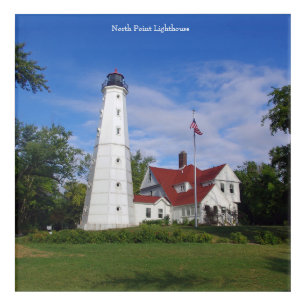 North Point Lighthouse acrylic wall art