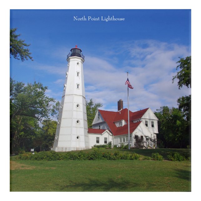 North Point Lighthouse acrylic wall art (Front)