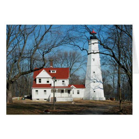 North Point Lighthouse Milw WI Card (Front Horizontal)