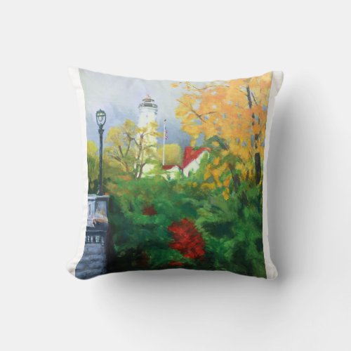 North Point Lighthouse Pillow