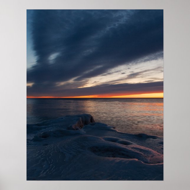 North Point Sunrise Milwaukee, Wisconsin Poster (Front)