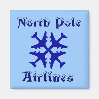 North Pole Airlines Magnet