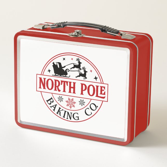 North Pole Baking Company Metal Lunch Box (Front)
