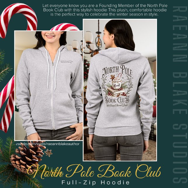 North Pole Book Club Full-Zip Hoodie (Creator Uploaded)