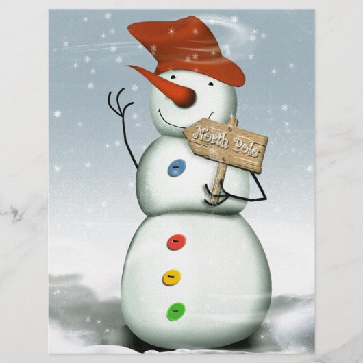 North Pole Bound Snowman (Front)