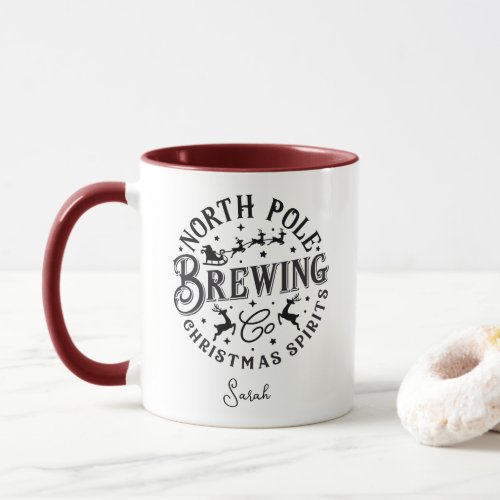 North Pole Brewing Christmas Spirits Coffee  Mug