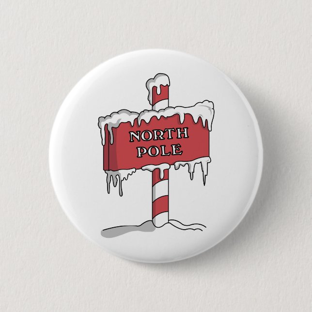 North Pole Button (Front)