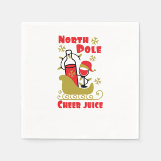 North Pole Cheer juice Napkins