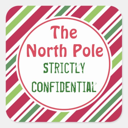 North Pole Christmas Confidential Gift Tags