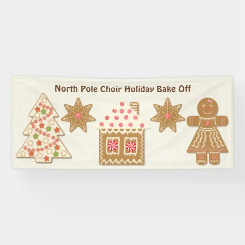 North Pole Confectionery Banner