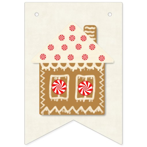 North Pole Confectionery Bunting Flags Zazzle