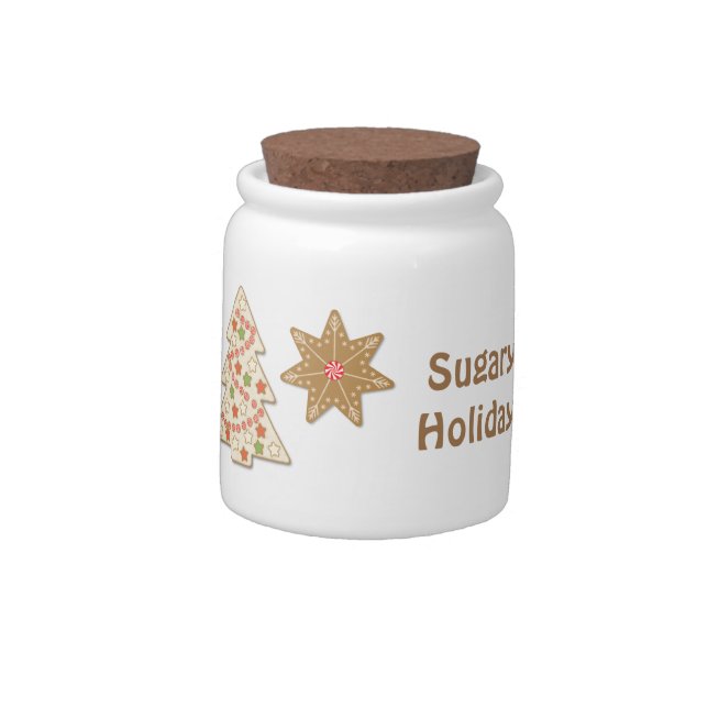 North Pole Confectionery Candy Jar (Left)