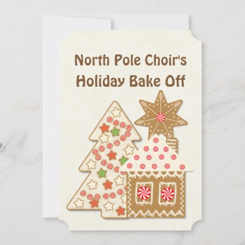 North Pole Confectionery Invitation