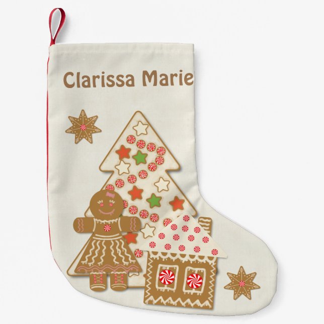 North Pole Confectionery Small Christmas Stocking (Front)