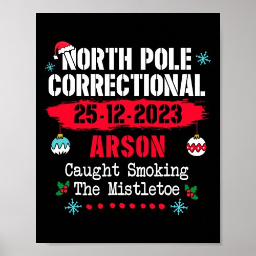 North Pole Correctional Arson caught smoking the m Poster