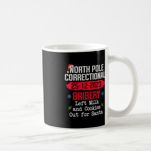 North Pole Correctional Bribery Left Milk Cookies  Coffee Mug (Right)