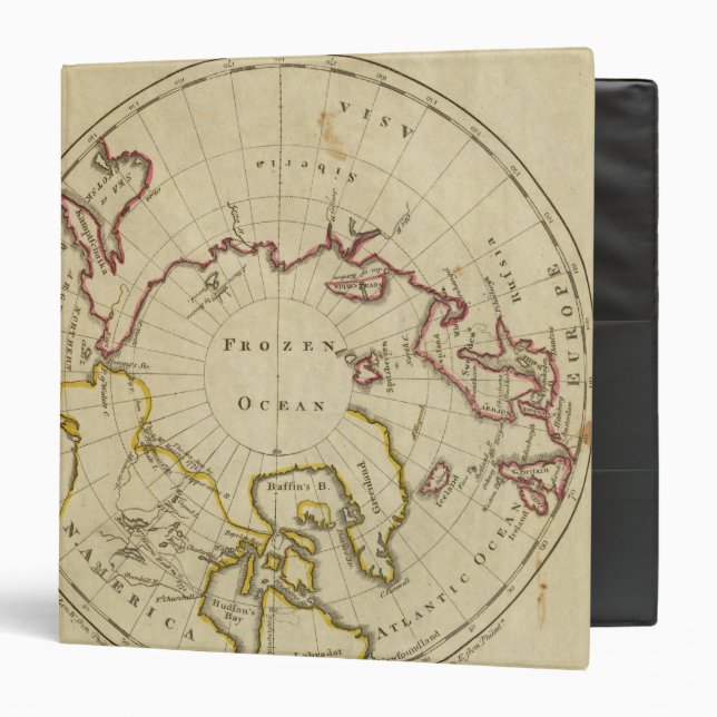 North Pole countries 3 Ring Binder (Front/Inside)